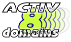 Activ8 Domains logo
