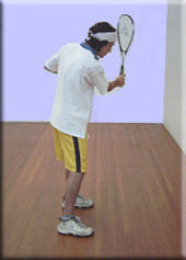 backhand preparation/backswing