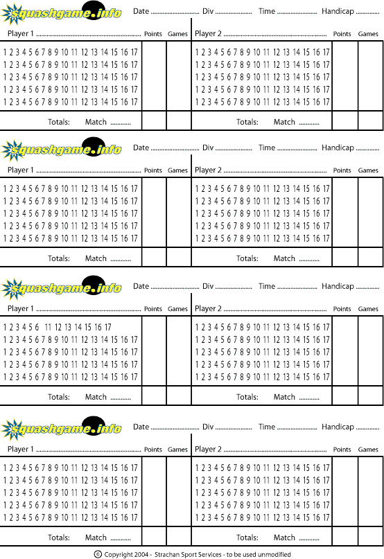 The Introduction Of Squash Scoring Of Squash The Introduction Of Squash Scoring Of Squash
